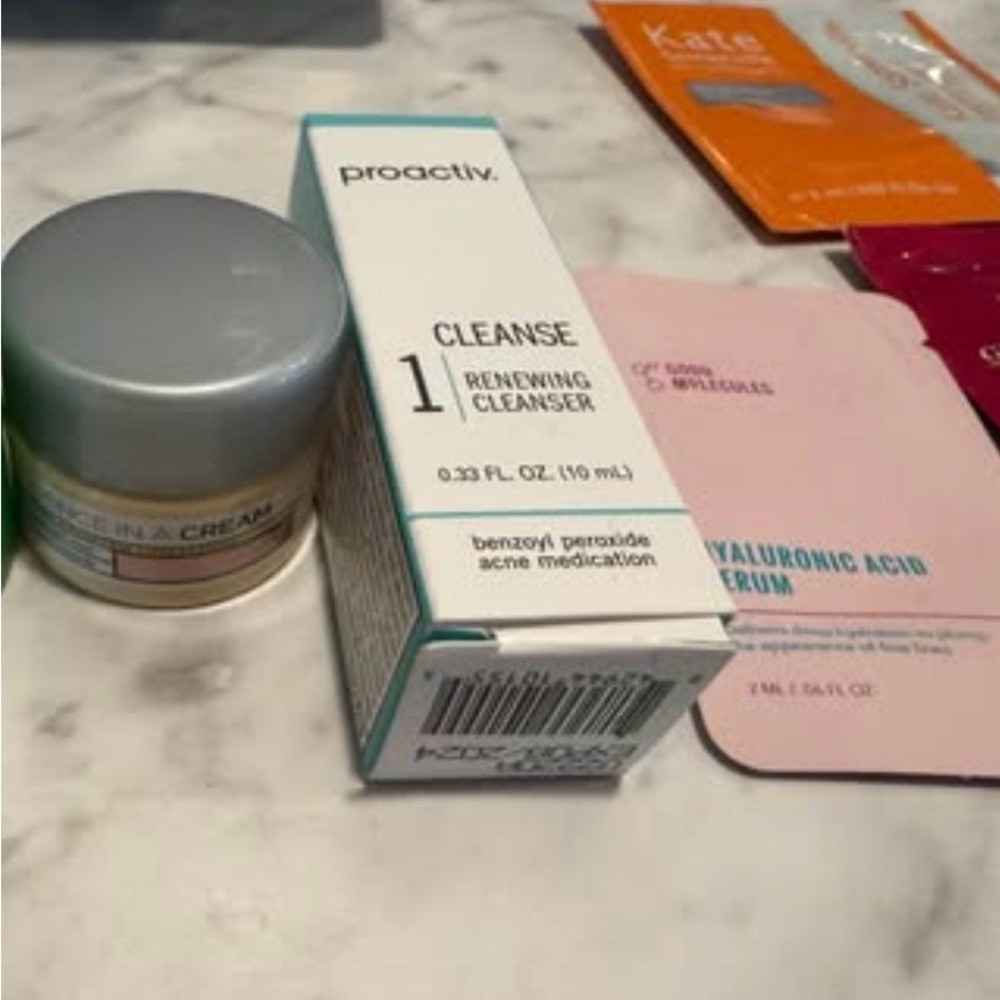 Skin care samples